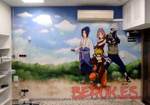 Graffitis Naruto Sasuke Sakura Kakashi 300x100000